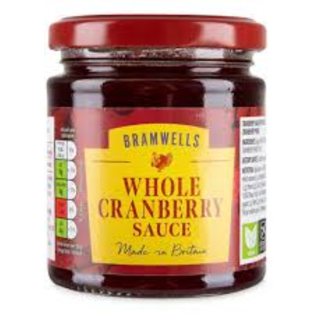 BRAMWELLS WHOLE CRANBERRY SAUCE 200G